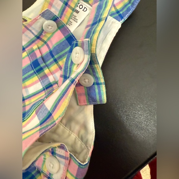 IZOD Madra Plaid Kids Overalls - Multicolor - Picture 10 of 10